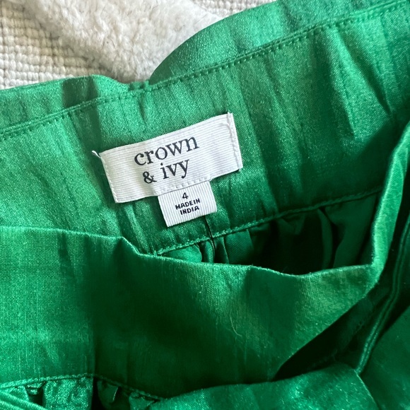 Crown & Ivy Green Skirt | Size 4 - Picture 2 of 5